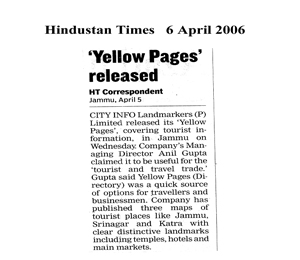 Cityinfo Yellow Pages Media Coverage
